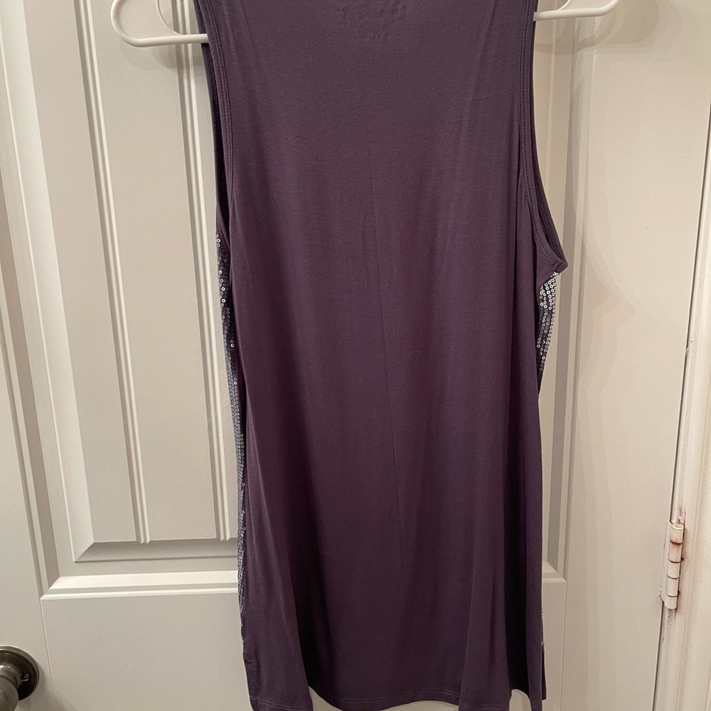 Maurices Sequin Tank Top - size large - Picture 2 of 5